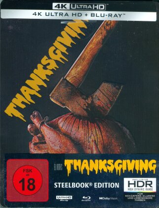 Thanksgiving (2023) (Limited Edition, Steelbook, 4K Ultra HD + Blu-ray)