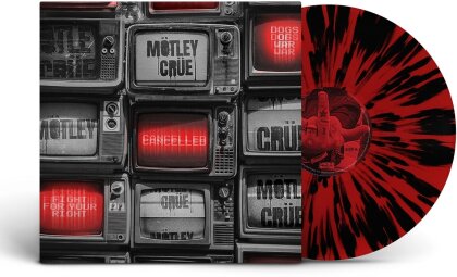 M&ouml;tley Cr&uuml;e - Cancelled (Red with Black Splatter Vinyl, 12" Maxi)