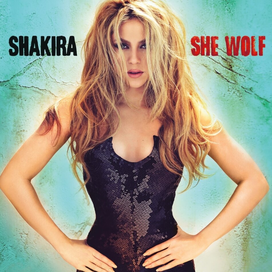 Shakira - She Wolf 2024 Reissue, Epic, Gatefold, Turquoise Vinyl, 2 LPs