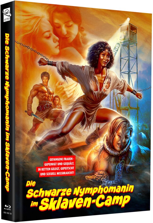 Die Schwarze Nymphomanin im Sklaven-Camp (1980) Cover J, Limited Edition, Mediabook, Blu-ray + DVD