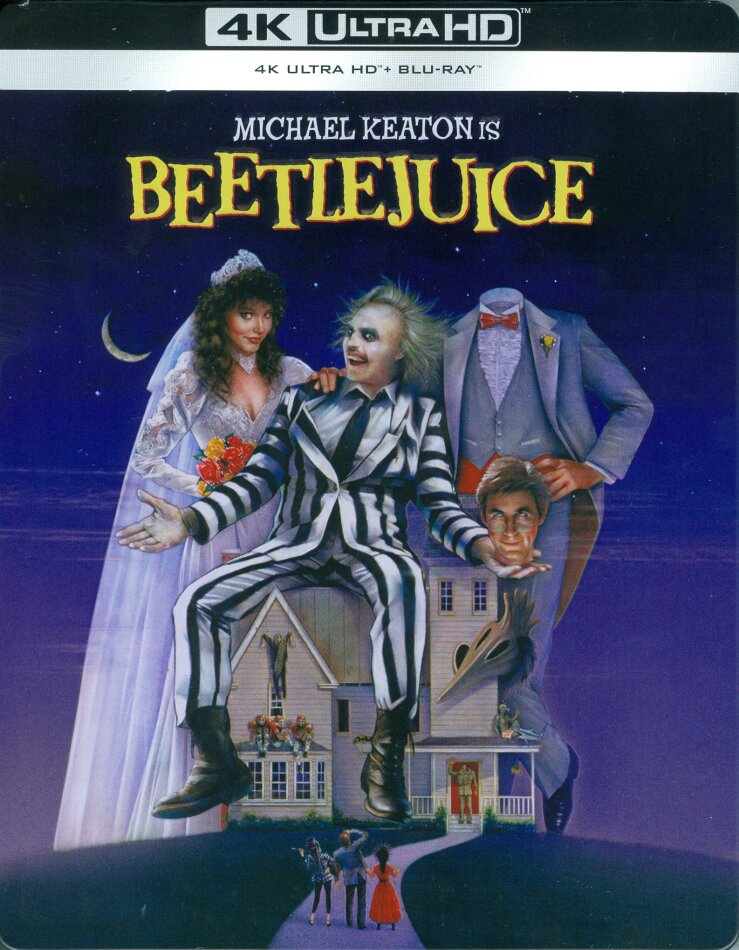 Beetlejuice (1988) Edizione Limitata, Steelbook, 4K Ultra HD + Blu-ray
