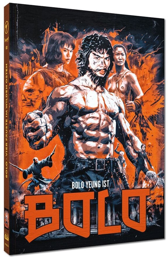 Bolo - Vier Fäuste im wilden Osten (1977) Cover C, Édition Limitée, Mediabook, Blu-ray + DVD