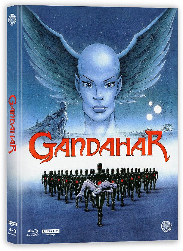 Gandahar (1987) Cover B, Édition Limitée, Mediabook, 4K Ultra HD + Blu-ray