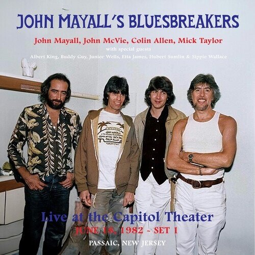 John Mayall & Bluesbreakers - Live At The Capitol Theater - June 18 1982 (Set 1) Gatefold, Renaissance, Edizione Limitata, Colored, 2 LP