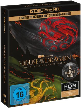 House of the Dragon (Game of Thrones) - Staffel 2 (Schuber, Limited Edition, Steelbook, 4 4K Ultra HDs)