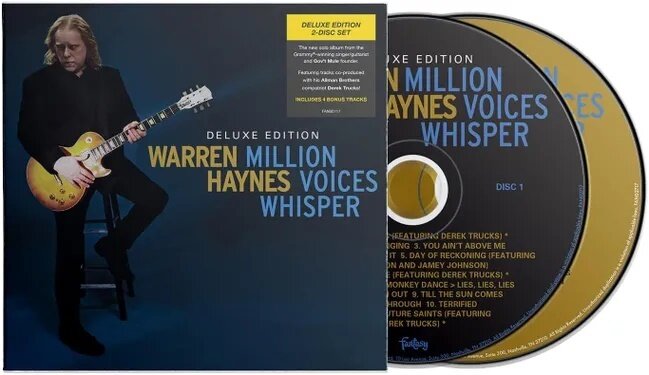 Warren Haynes (Gov't Mule/Allman Bros) - Million Voices Whisper Digipack, + Bonustracks