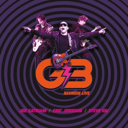 G3, Joe Satriani, Steve Vai & Eric Johnson - Reunion Live - 25th Anniversary Reunion Tour (4 LPs + Buch + 2 CDs)