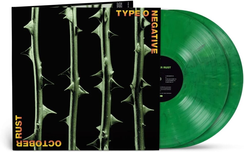 Type O Negative - October Rust 2024 Reissue, Rocktober 2024, Rhino, 140 Gramm, Green & Black Marbled Vinyl, 2 LPs