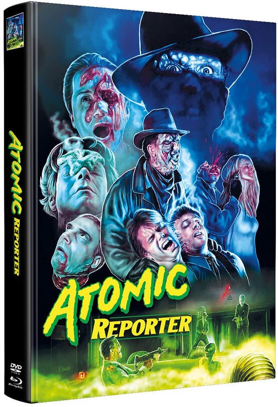 Atomic Reporter (1990) Wattiert, Edizione Limitata, Mediabook, Blu-ray + DVD