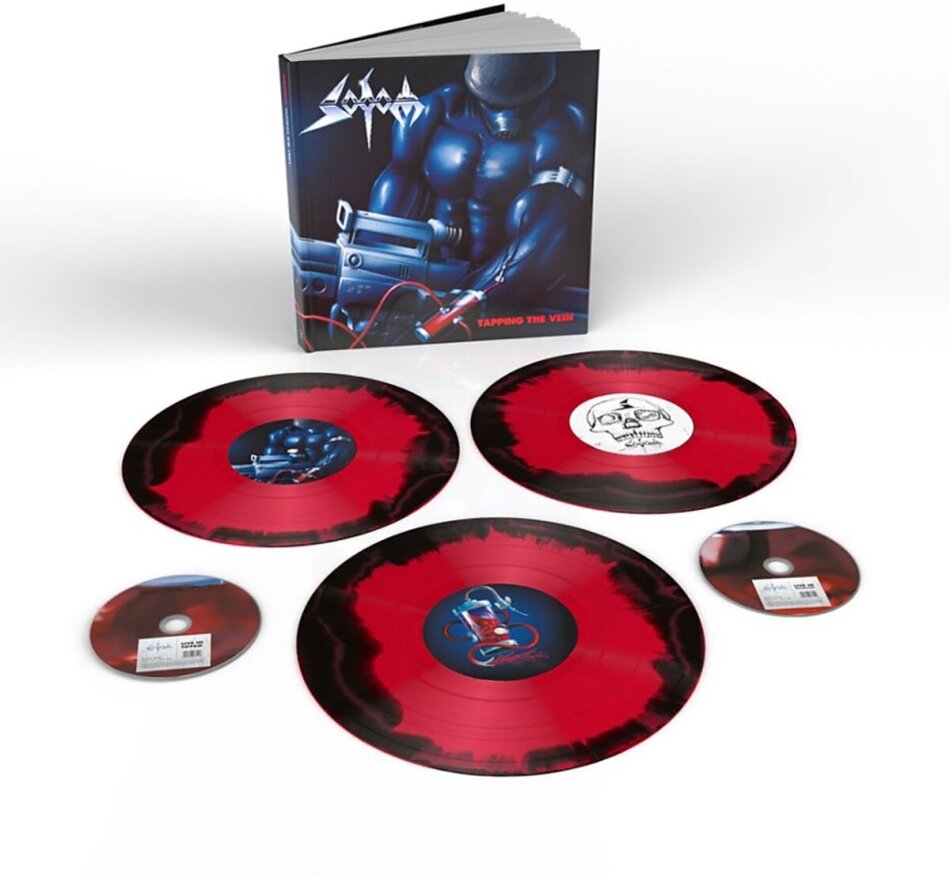 Sodom - Tapping The Vein 2024 Reissue, Deluxe Box Edition, 3 LP + 2 CD