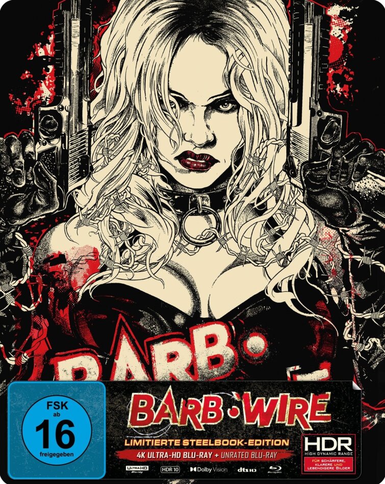 Barb Wire (1996) Édition Limitée, Steelbook, 4K Ultra HD + Blu-ray