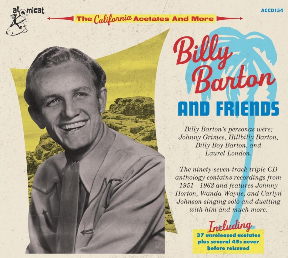 Billy Barton and Friends 3 CDs