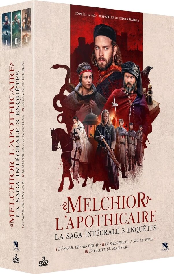 Melchior l'apothicaire - La saga intégrale 3 enquêtes (2022) 3 DVD