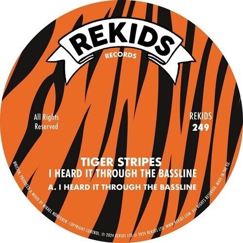 Tiger Stripes - I Hear It Through The Bassline 12" Maxi