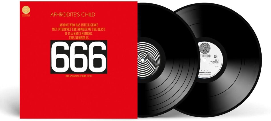 Aphrodites Child - 666 (The Apocalypse Of John, 13/18) 2 LPs