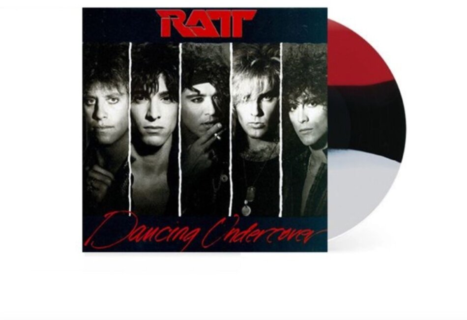Ratt - Dancing Undercover 2024 Reissue, BMG Rights Management, Red Black & White Stripe Vinyl, LP