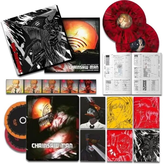 Chainsaw Man - Saison 1 + Goodies, Édition Collector Limitée, Steelbook, 2 Blu-ray + 2 LP