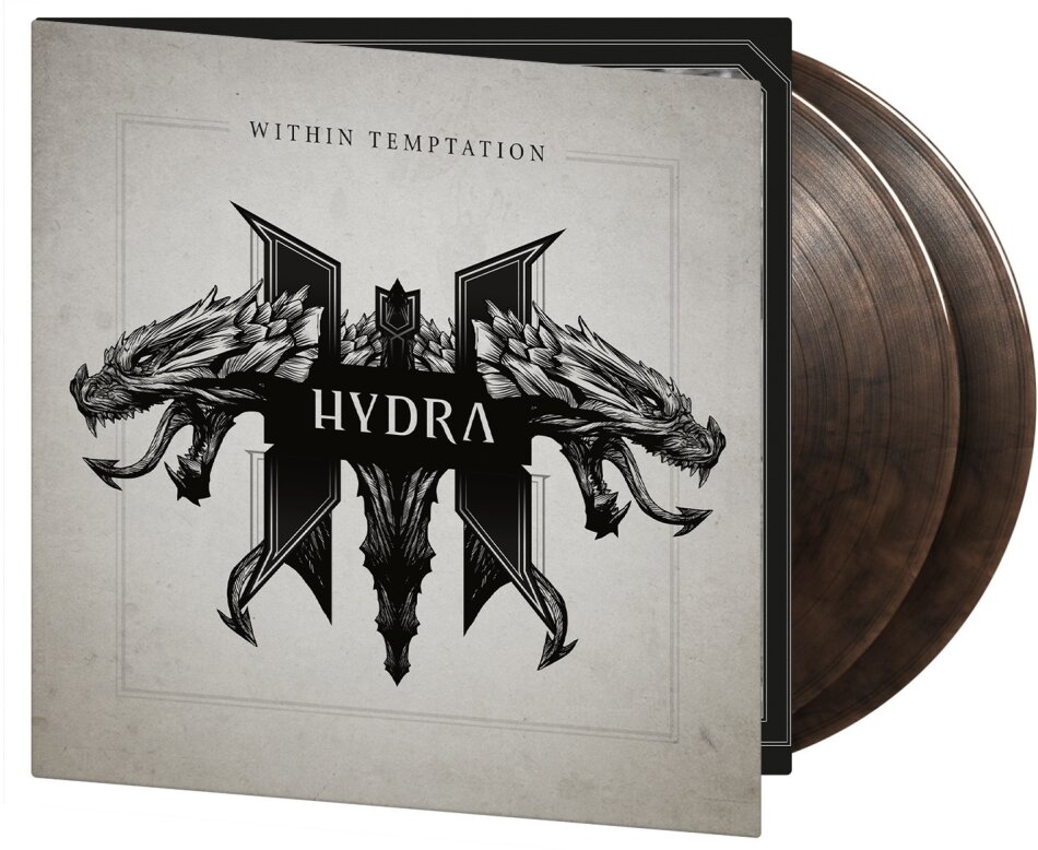 Within Temptation - Hydra 2024 Reissue, Music On Vinyl, Limited To 1500 Copies, Gatefold, Bonustracks, First Time On Vinyl, Clear & Black Marbled Vinyl, 2 LPs