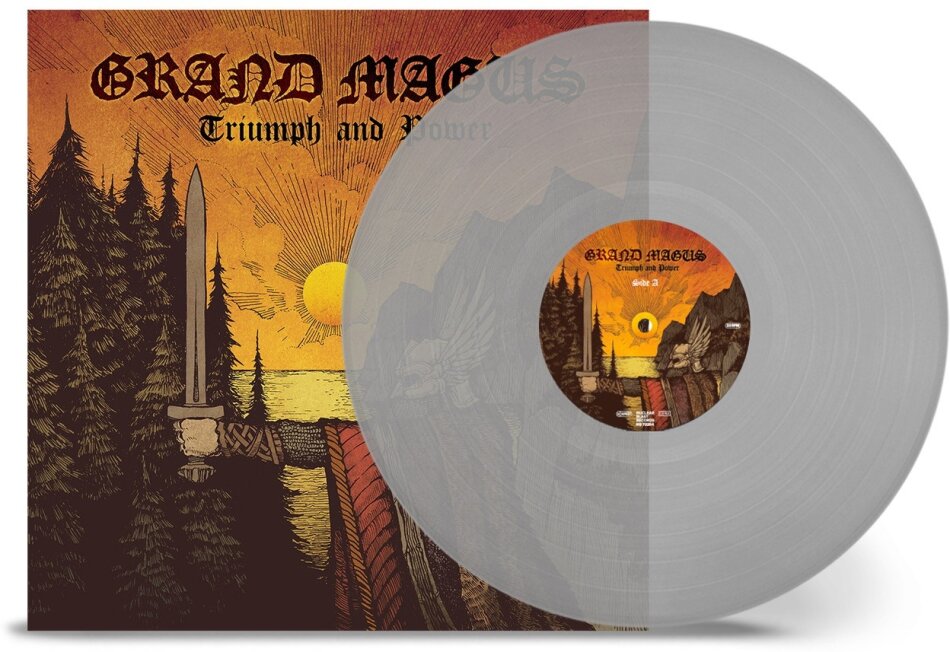 Grand Magus - Triumph & Power 2024 Reissue, Nuclear Blast, Gatefold, 10th Anniversary Edition, Transparent Crystal Vinyl, LP