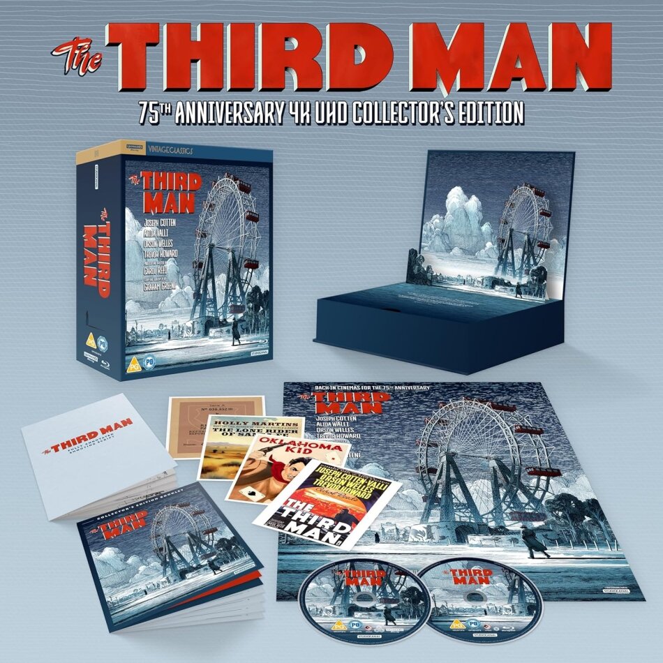 The Third Man (1949) b/w, 75th Anniversary Collector's Edition, Limited Edition, 4K Ultra HD + Blu-ray