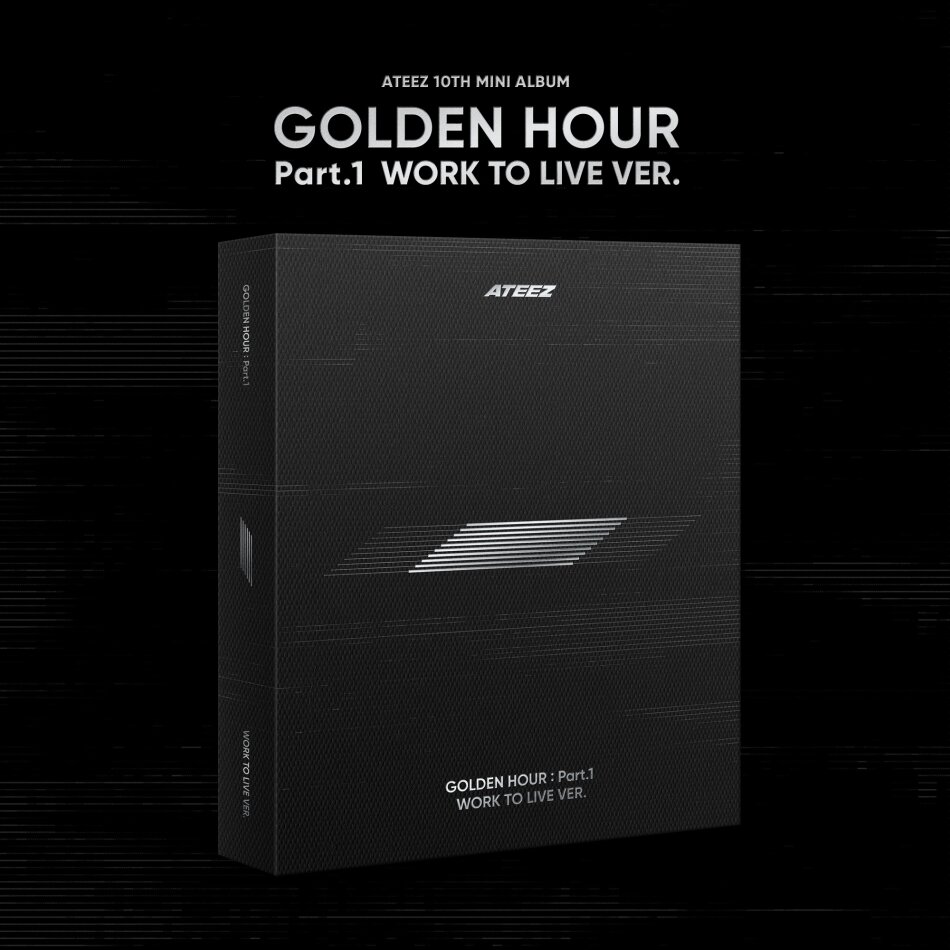 Ateez (K-Pop) - GOLDEN HOUR: Part 1 Work To Live Version, 3 CDs + DVD