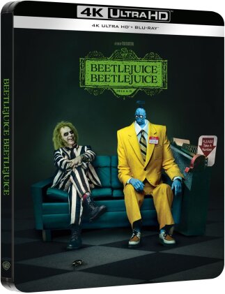 Beetlejuice Beetlejuice (2024) (&Eacute;dition Limit&eacute;e, Steelbook, 4K Ultra HD + Blu-ray)