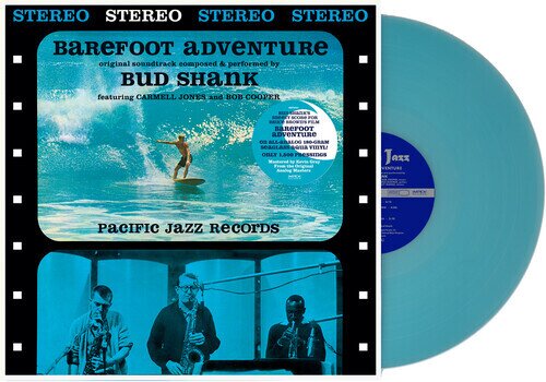 Bud Shank - Barefoot Adventure 2024 Reissue, Seaglass Aqua Vinyl, LP
