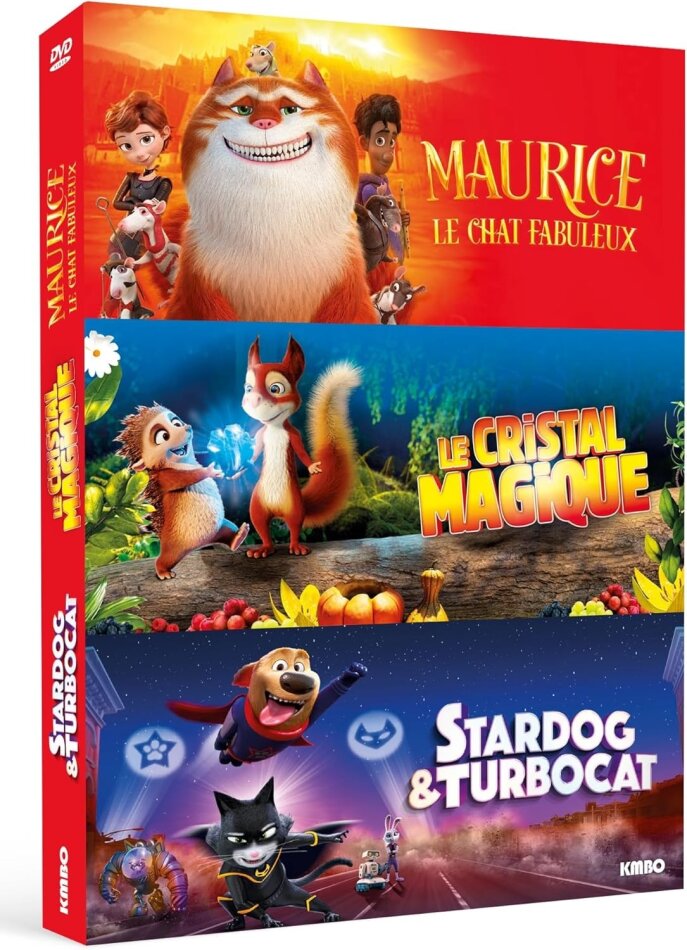 Maurice, le chat fabuleux / Le cristal magique / Stardog & Turbocat 3 DVDs