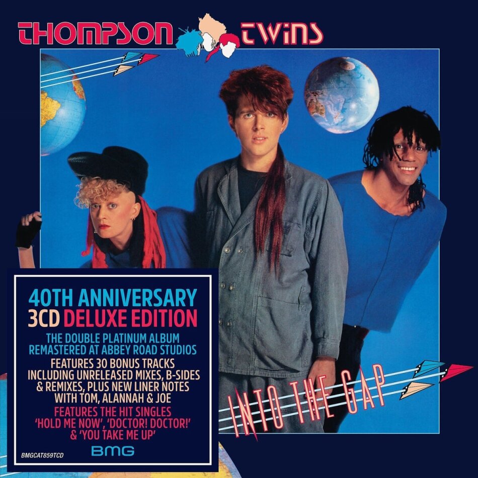 Thompson Twins - Into The Gap 2024 Reissue, BMG Rights Management, 40th Anniversary Edition, Deluxe Edition, Red Vinyl, LP
