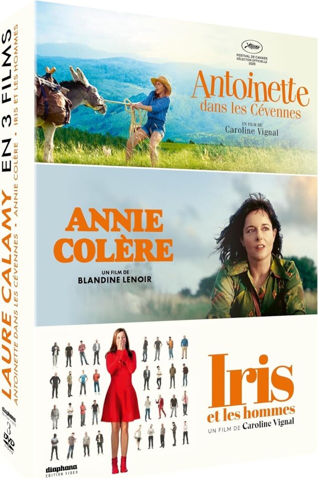 Laure Calamy en 3 films - Antoinette dans les Cévennes / Iris et les hommes / Annie Colèr 3 DVD