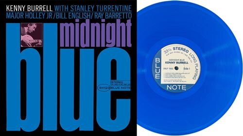 Kenny Burrell - Midnight Blue 2024 Reissue, Blue Note 85th Anniversary Reissue Series, Blue Vinyl, LP