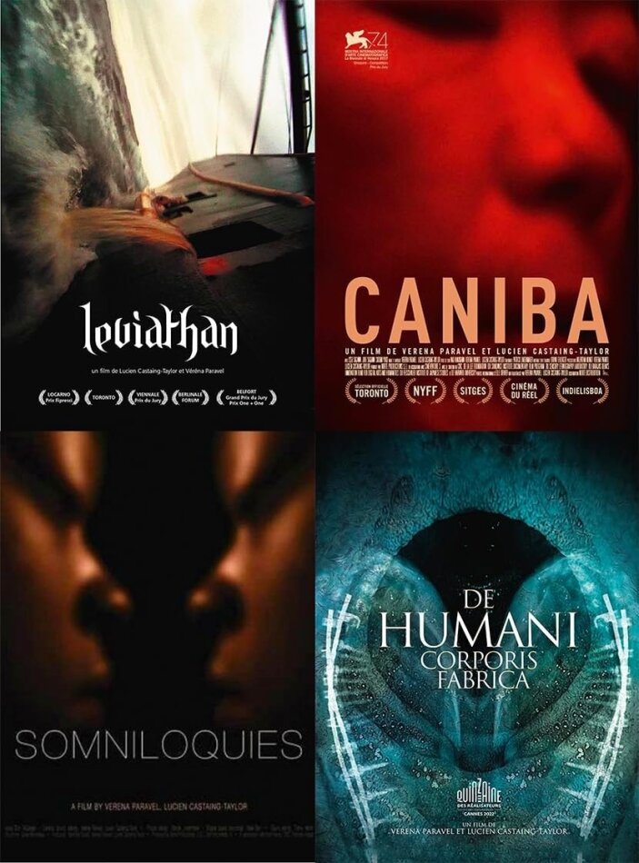 Verena Paravel et Lucien Castaing-Taylor - Leviathan / Caniba / De Humani Corporis Fabrica / Somniloquies 4 DVD