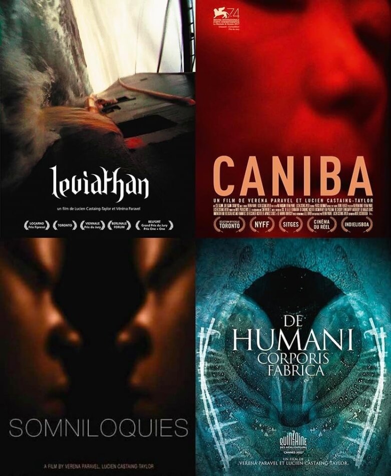 Verena Paravel et Lucien Castaing-Taylor - Leviathan / Caniba / De Humani Corporis Fabrica / Somniloquies 4 Blu-ray