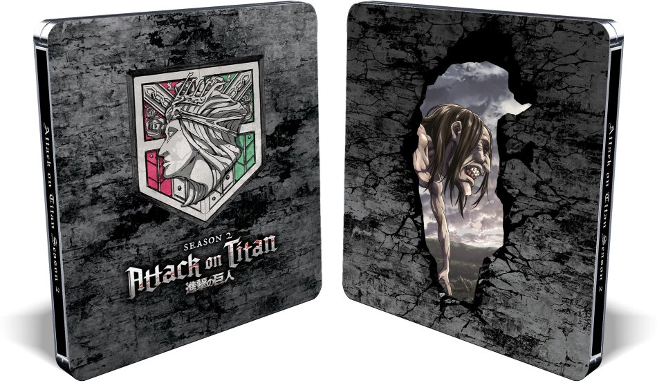 Attack on Titan - Season 2 Limited Edition, Steelbook, 2 Blu-rays