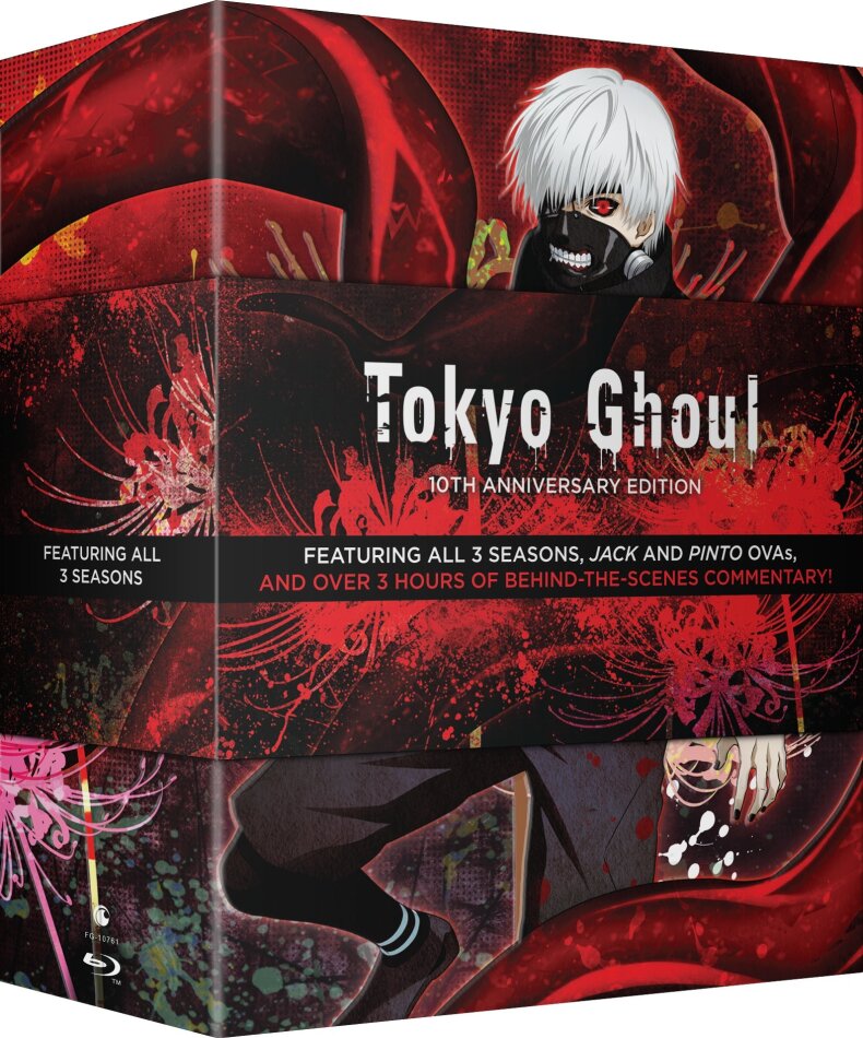 Tokyo Ghoul - The Complete Series 10th Anniversary Edition, 8 Blu-rays