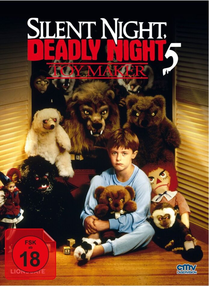 Silent Night, Deadly Night 5: Toy Maker (1991) Cover B, Édition Limitée, Mediabook, Uncut, Blu-ray + DVD