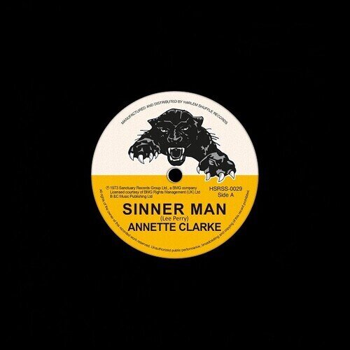 Annette Clarke & Lee Perry - Sinner Man / Sinner Man Dub 2024 Reissue, Harlem Shufffle Records, 7" Single