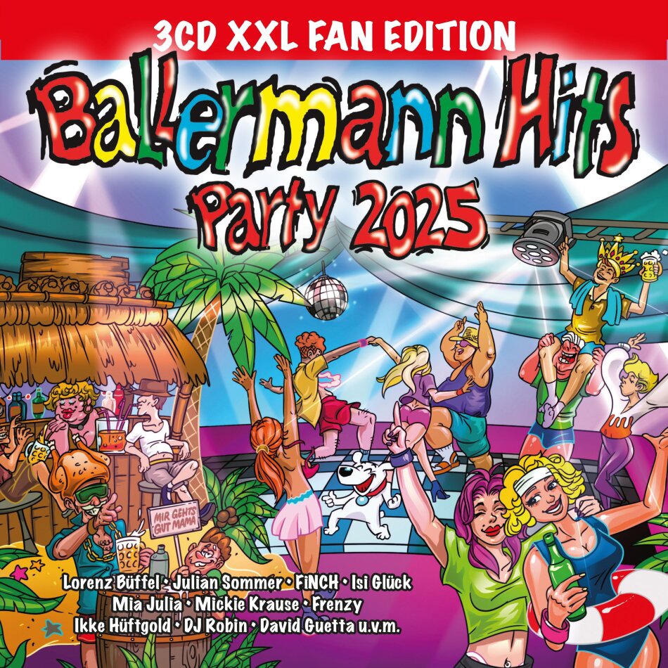 Ballermann Hits Party 2025 (XXL Fan Edition) 3 CDs