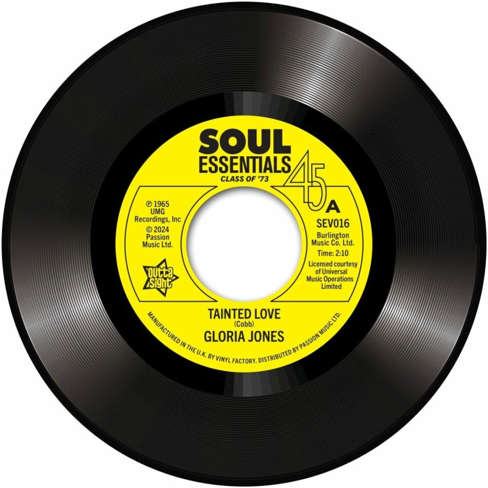 Gloria Jones & R. Dean Taylor - Tainted Love / There's A Ghost In My House 7" Single