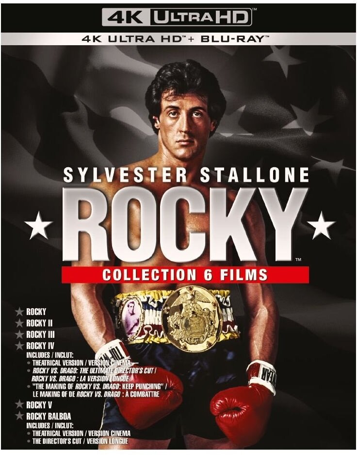 Rocky - Collection 6 Films 6 4K Ultra HDs + 6 Blu-ray