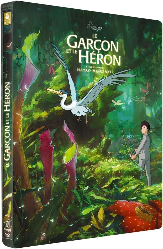 Le garçon et le héron (2023) Édition Limitée, Steelbook, 4K Ultra HD + Blu-ray
