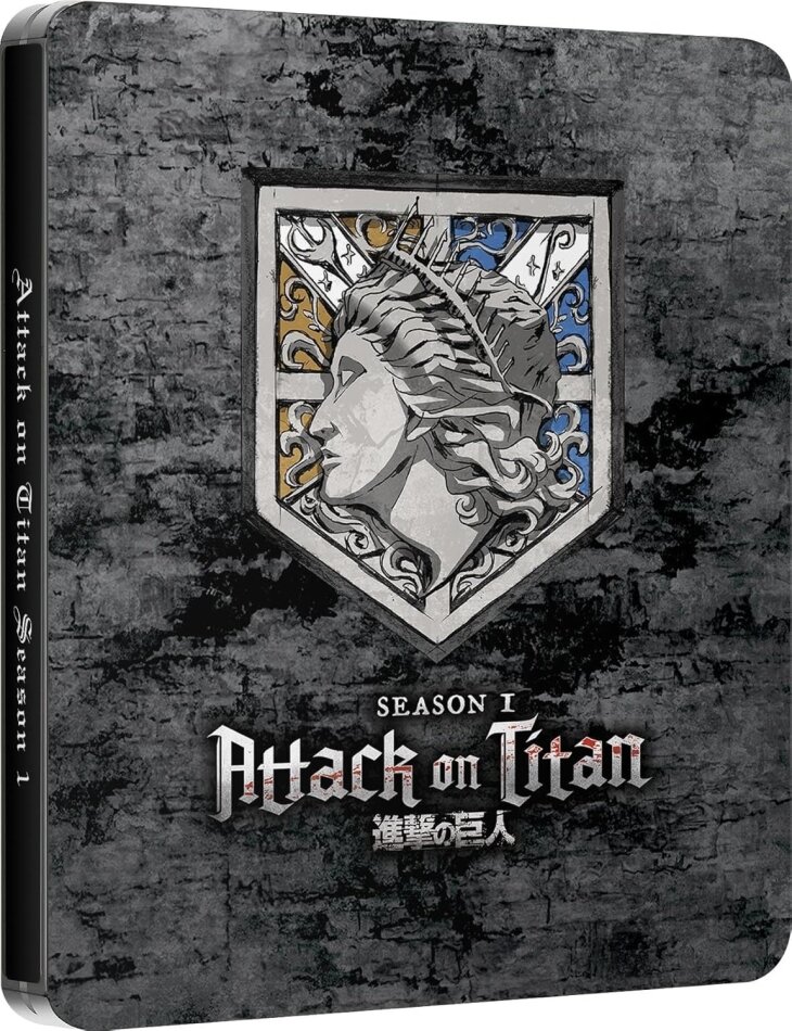 Attack on Titan - Season 1 Limited Edition, Steelbook, 4 Blu-rays