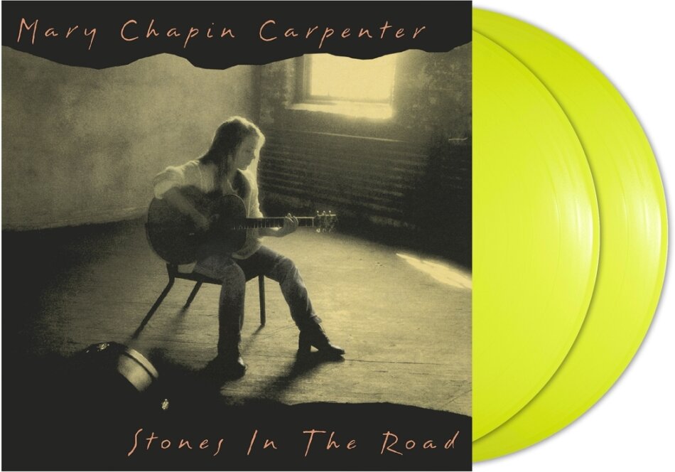 Mary Chapin Carpenter - Stones In The Road 2024 Reissue, Real Gone Music, Highlighter Yellow Vinyl, 2 LP