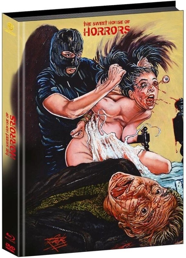 The Sweet House Of Horrors (1989) Cover A, Wattiert, Édition Limitée, Mediabook, Blu-ray + DVD