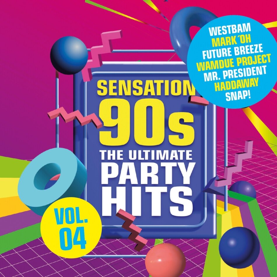 Sensation 90s Vol. 4 - The Ultimate Party Hits 2 CDs