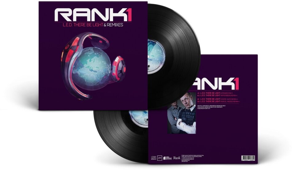 Rank 1 - L.E.D. There Be Light & Remixes 12" Maxi