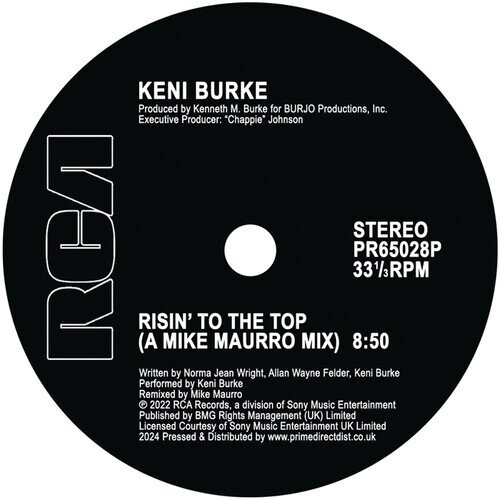 Keni Burke - Risin' To The Top (Mike Maurro Mix) 12" Maxi