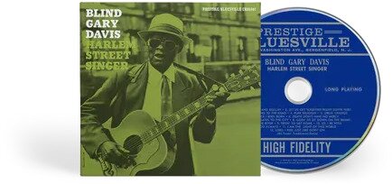Reverend Blind Gary Davis - Harlem Street Singer 2024 Reissue, Bluesville Acoustic Sounds, Digipack