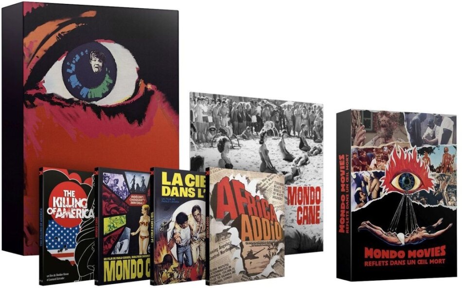 Mondo Movies - Mondo cane / Adieu Afrique / La cible dans l'oeil / The Killing of America 4 Blu-rays + LP