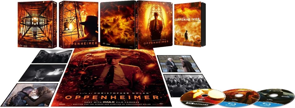 Oppenheimer (2023) Slipcase, Ultimate Collector's Edition, Limited Edition, Steelbook, 4K Ultra HD + 2 Blu-rays